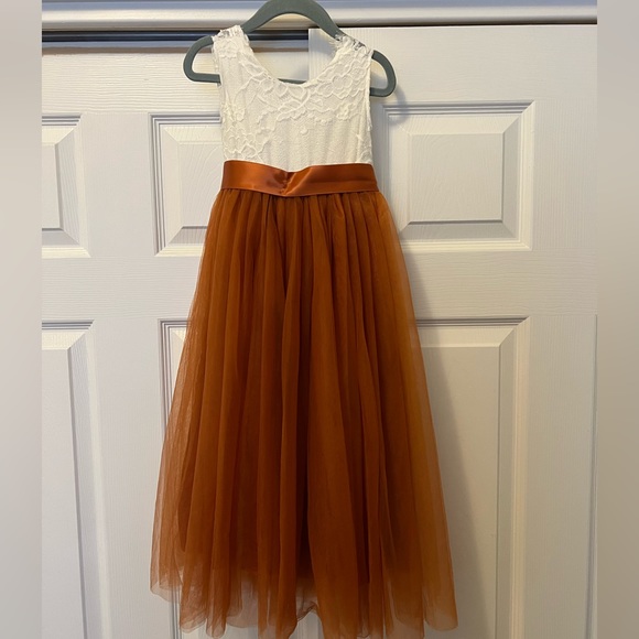 Other - Burnt Orange Flower Girl Dress
